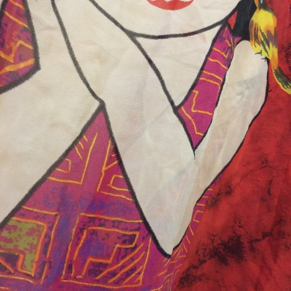 Chico's Design Women's Silk Blouse Sheer - Picture 8 of 10